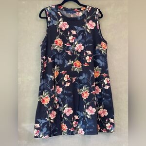 APT.9 Floral Top - Blue and Pink